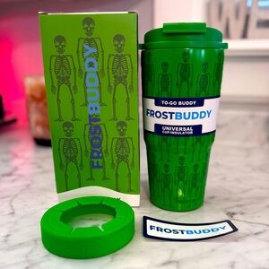 Frost Buddy Shake My Bones To-Go Buddy 32oz GLOW Tumbler Multi-Use NIB NWT